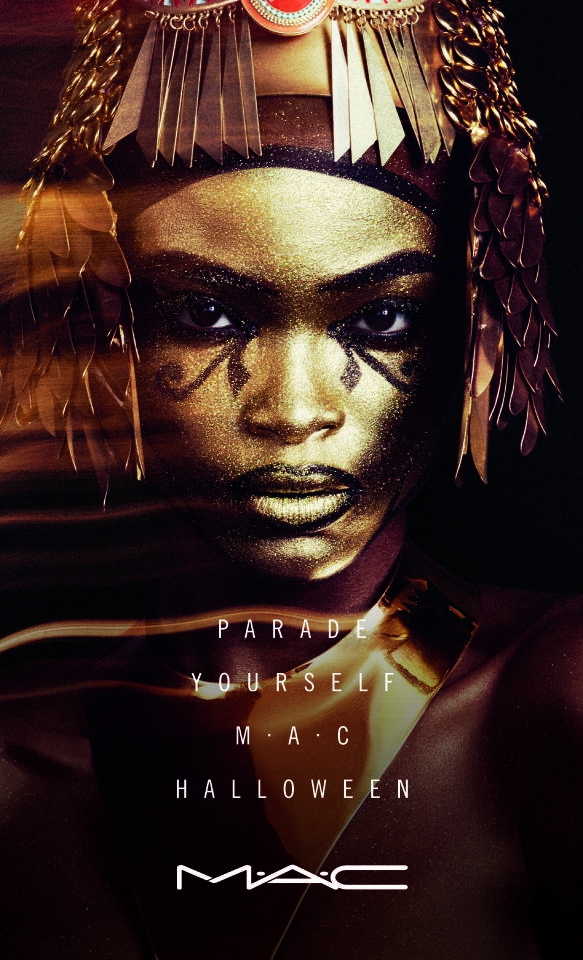 MAC x Halloween -  -  - face chart, halloween, mac, make up, smink, 