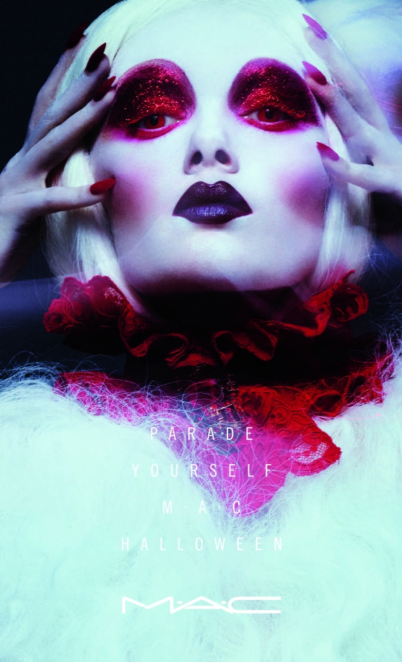 MAC x Halloween -  -  - face chart, halloween, mac, make up, smink, 