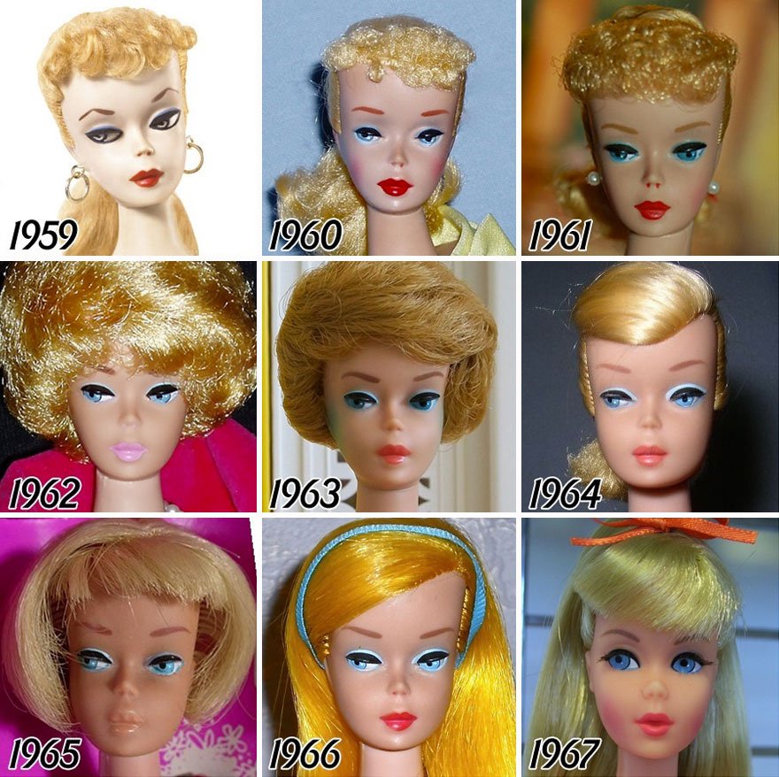 A Barbie baba evolúciója -  -  - barbie, evolúció, 