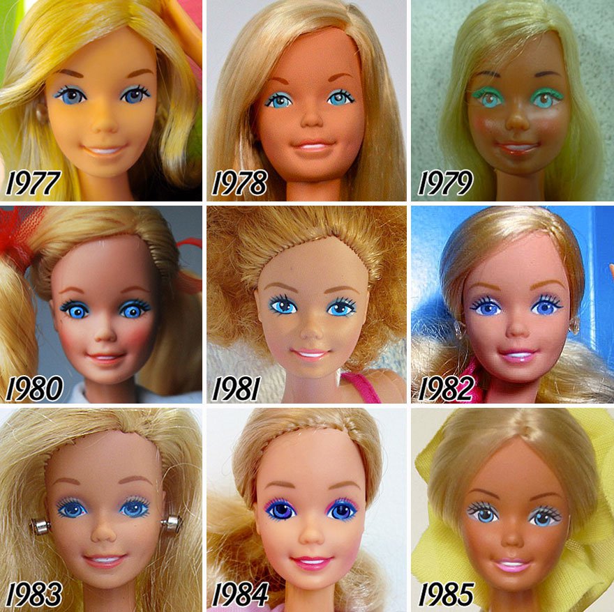 A Barbie baba evolúciója -  -  - barbie, evolúció, 
