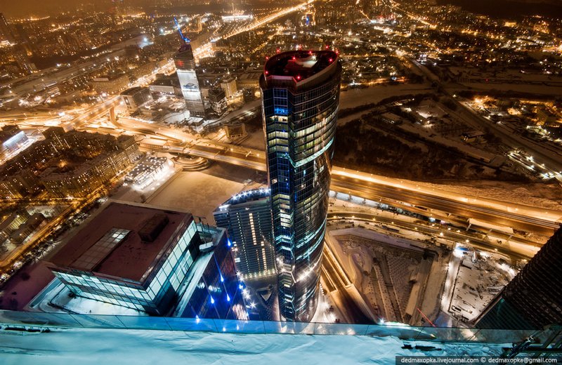 Moszkva Európa legmasabb épületéből -  -  - Englischrussian, érdekességek, Moszkva, 