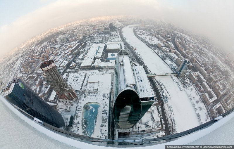 Moszkva Európa legmasabb épületéből -  -  - Englischrussian, érdekességek, Moszkva, 