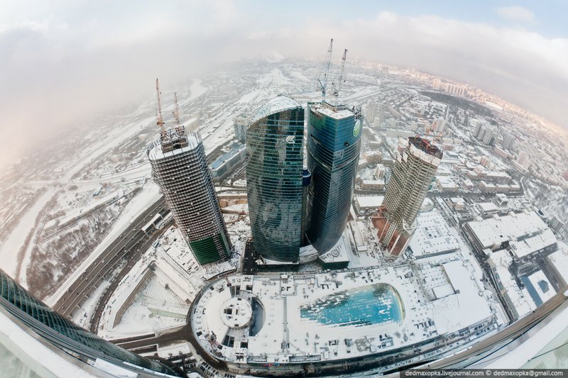 Moszkva Európa legmasabb épületéből -  -  - Englischrussian, érdekességek, Moszkva, 