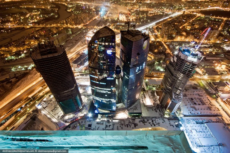 Moszkva Európa legmasabb épületéből -  -  - Englischrussian, érdekességek, Moszkva, 