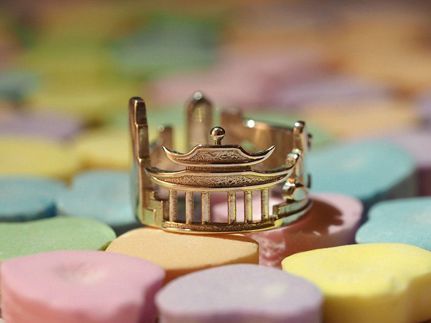 Ékesítse kedvenc városod látképe az ujjaidat! -  -  - divat, ékszer, stílus, 