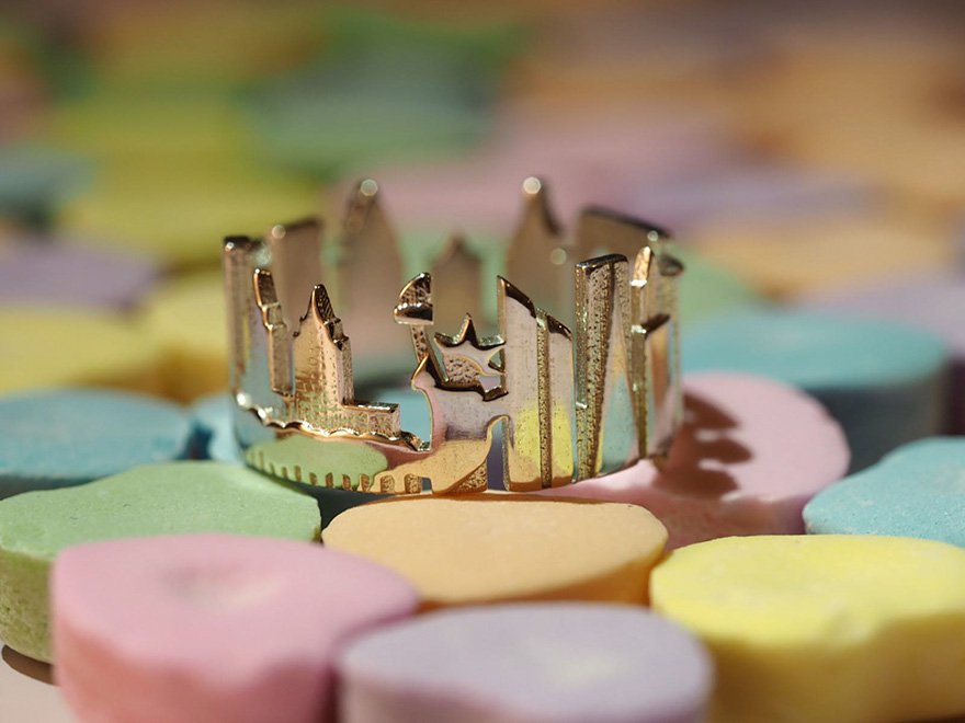 Ékesítse kedvenc városod látképe az ujjaidat! -  -  - divat, ékszer, stílus, 