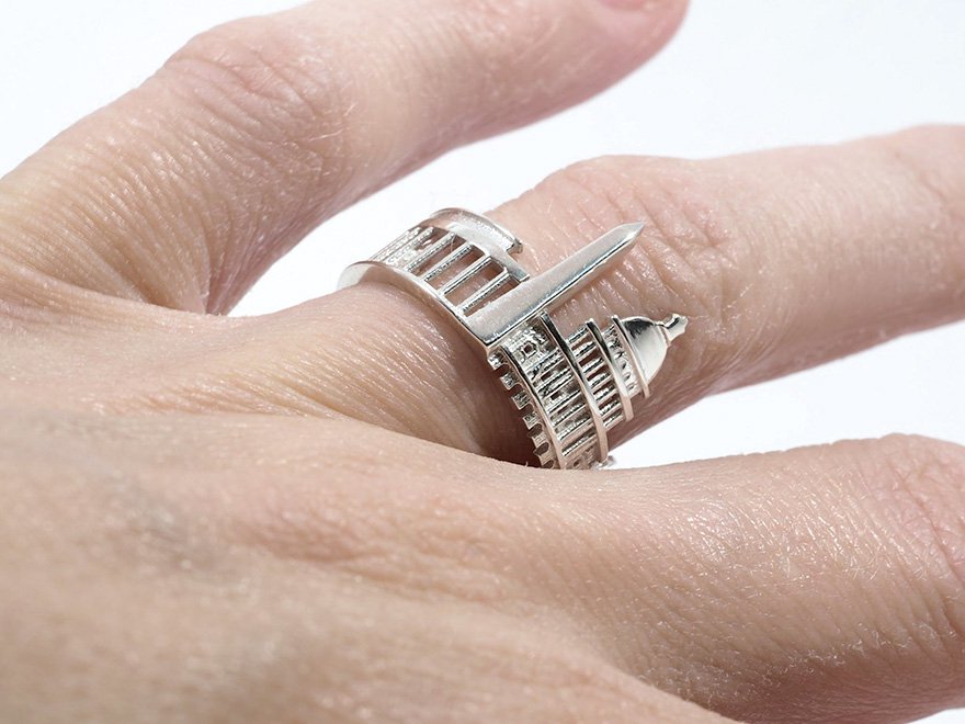 Ékesítse kedvenc városod látképe az ujjaidat! -  -  - divat, ékszer, stílus, 