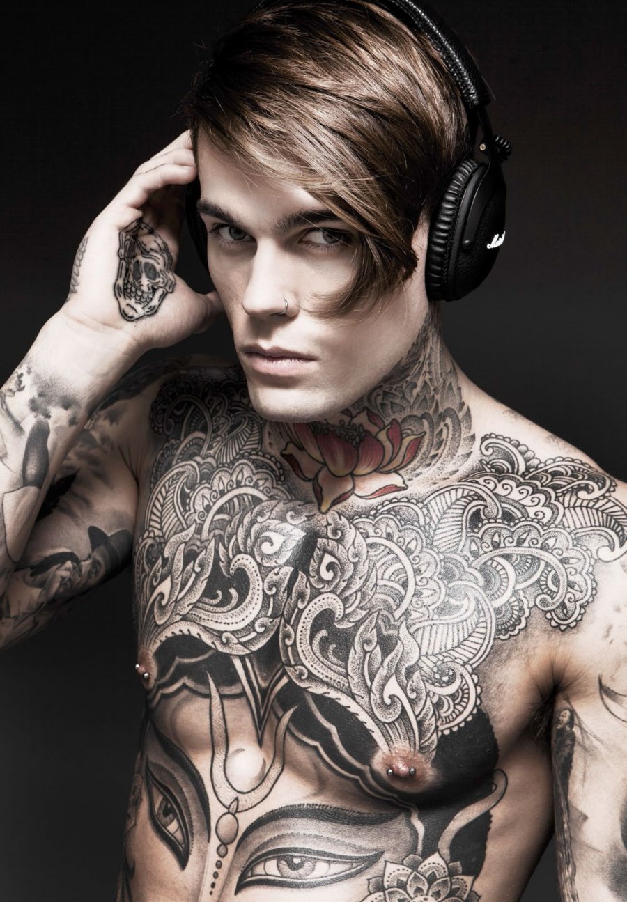 A legszexibb, tetovált modellek -  -  - extrém, modell, tetoválás, 