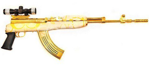 Luxusfegyverek - divatőrült fegyverimádóknak - Otthon & Design -  - divatos fegyverek, fegyver, gucci, hermés, versace, 