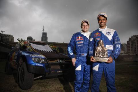 Az Al-Attiyah - Gottschalk páros és 3 Volkswagen nyert a Dakar ralin - Autó & Motor -  - Dakar, Nasser Al-Attiyah, Timo Gottschalk, Volkswagen, 