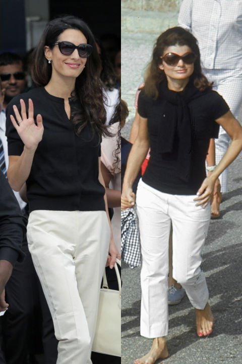10 fotó, ami azt bizonyítja, hogy Amal Clooney Jackie Kennedy reinkarnációja (szeretne lenni) -  -  - amal alamuddin, amal clooney, celebrity, first lady, george clooney, jackie kennedy, stílus, 
