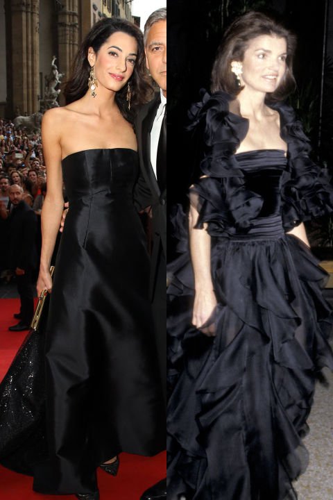 10 fotó, ami azt bizonyítja, hogy Amal Clooney Jackie Kennedy reinkarnációja (szeretne lenni) -  -  - amal alamuddin, amal clooney, celebrity, first lady, george clooney, jackie kennedy, stílus, 