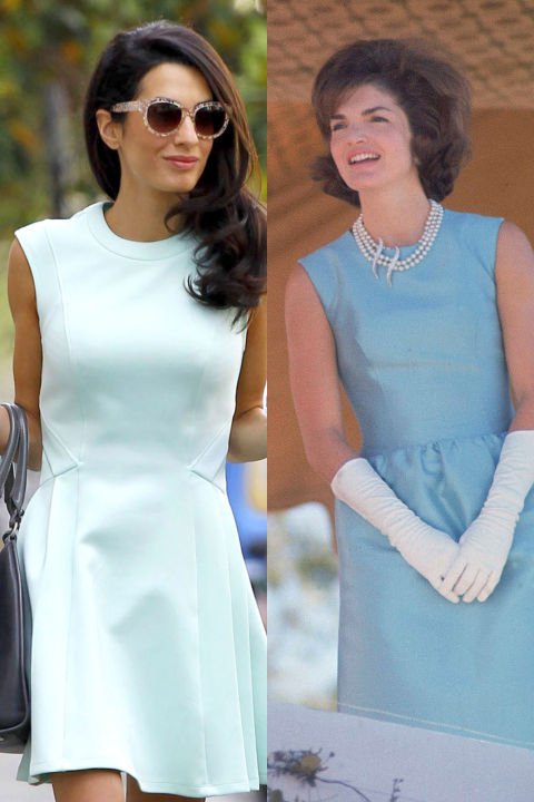 10 fotó, ami azt bizonyítja, hogy Amal Clooney Jackie Kennedy reinkarnációja (szeretne lenni) -  -  - amal alamuddin, amal clooney, celebrity, first lady, george clooney, jackie kennedy, stílus, 