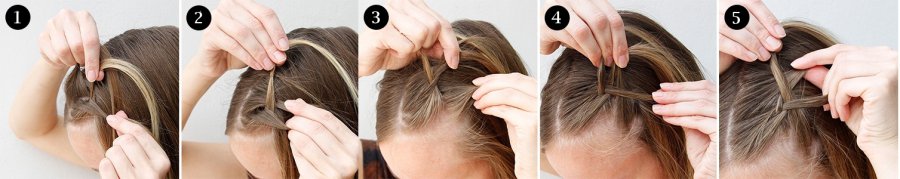 DIY: Fordított halszálka fonás fesztiválra -  -  - diy, fesztiválhaj, fonás, júliusra ajánljuk, 