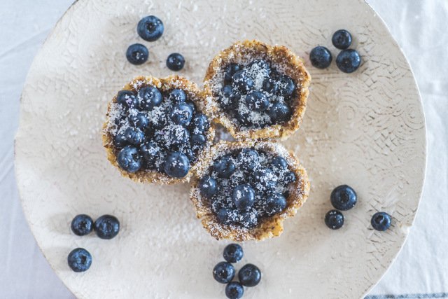 Áfonyás kosárkák (Nyers-Vegán) - STYLELIFE -  - áfonya, friss receptek, nyers, sütemények, vegán, 