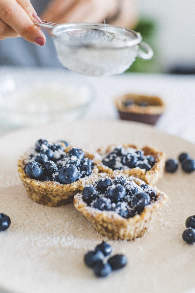 Áfonyás kosárkák (Nyers-Vegán) - STYLELIFE -  - áfonya, friss receptek, nyers, sütemények, vegán, 