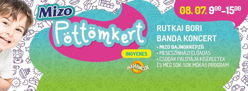 Rutkai Bori koncert, mesevilág és tűzoltóautó az augusztusi Pöttömkertben -  -  - gyerekek, programok, 