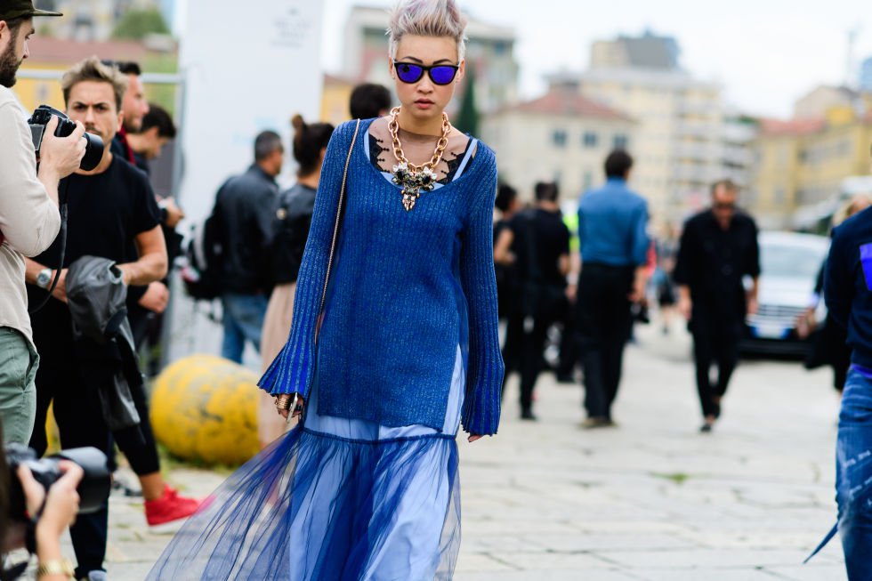 Ilyen a streetstyle ott, ahol a stílust anyatejjel szívják magukba -  -  - milánó, milánói divathét, streetstyle, 