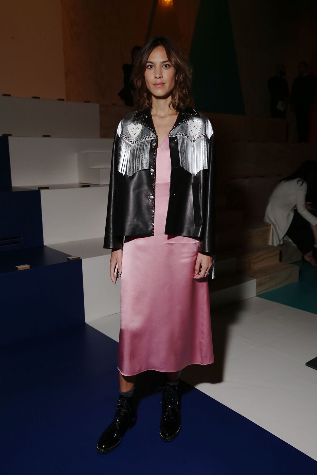 Párizs. Első sor. -  -  - celebrity, fashion party, fashion week, párizs, 